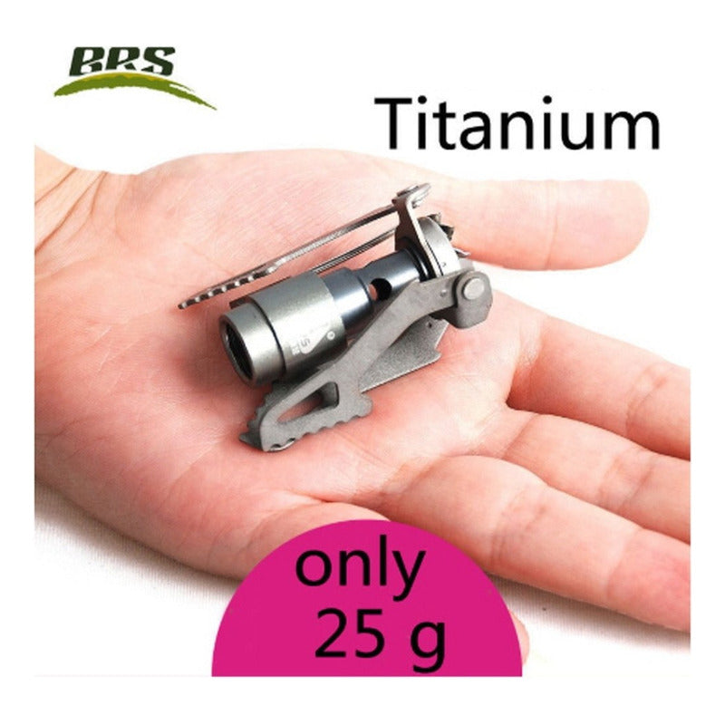 Mini Cocinilla Estufa Titanio Gas Camping Brs-3000t 2700w - Bazarlibre