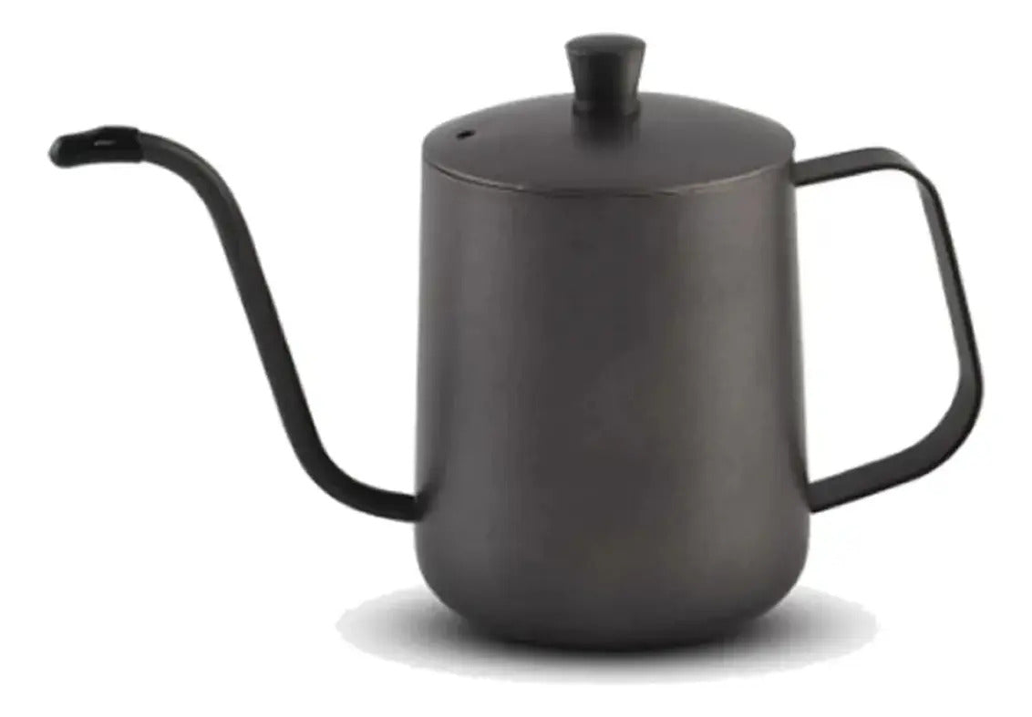 Tetera Barista Cisne Acero Inoxidable Café 600 Ml  Negro Negro