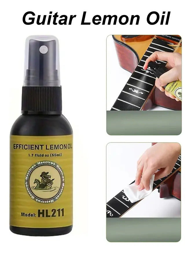 Kit Limpieza Instrumentos Musicales De Cuerda Bajo/guitarra