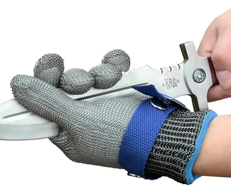 Guantes De Seguridad Plateados Talla M Plateado