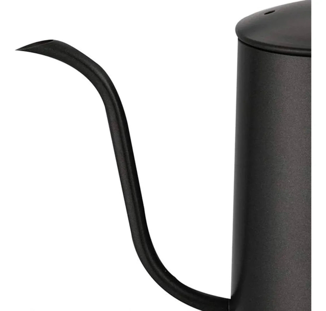 Tetera Barista Cisne Acero Inoxidable Café 600 Ml  Negro Negro