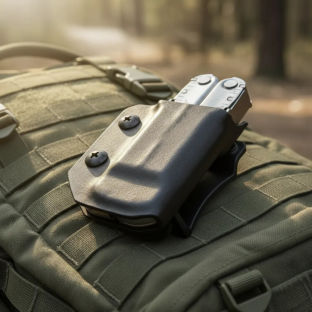 Funda Multiherramienta Kydex Para Leatherman Wave Color Blanco
