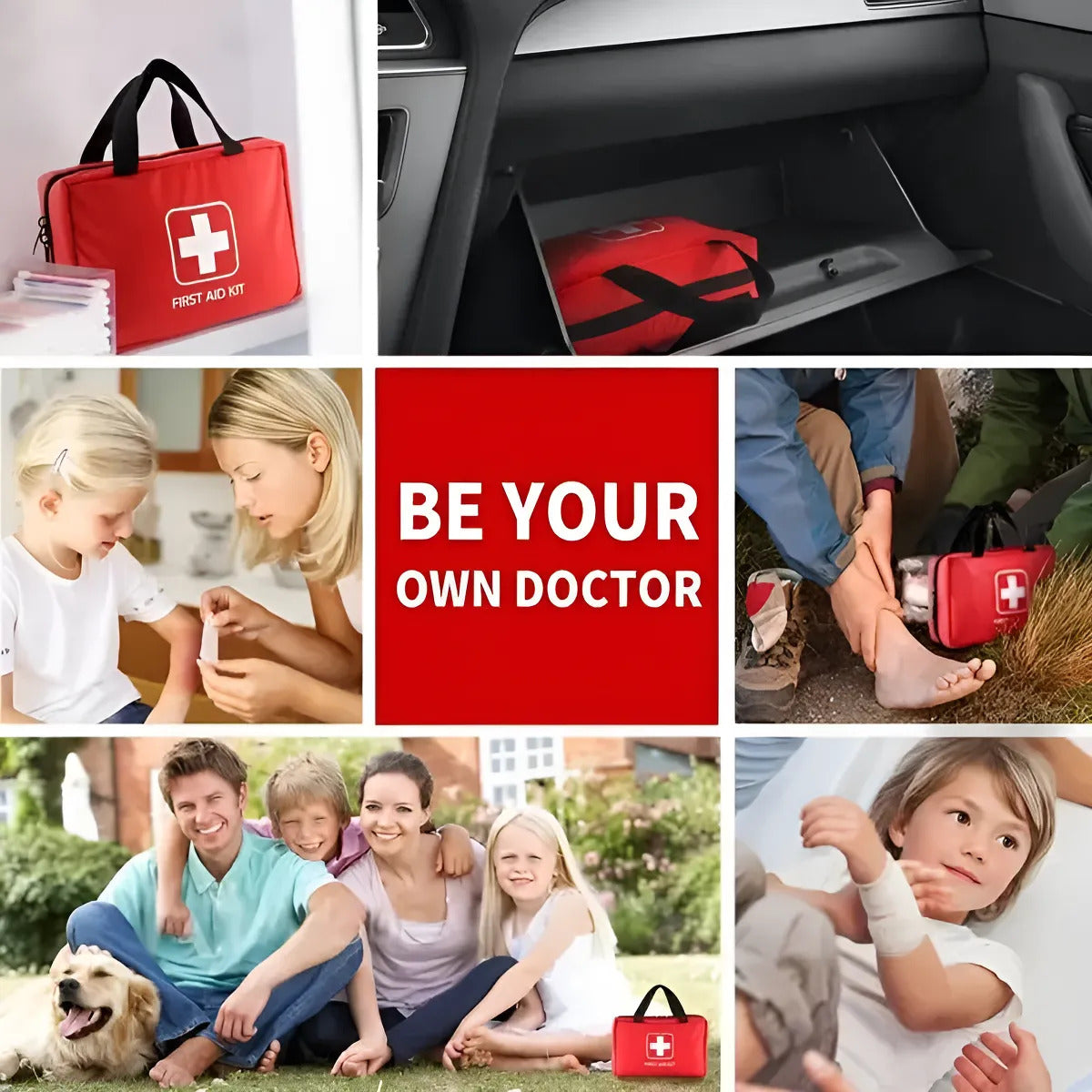 Botiquín De Primeros Auxilios First Aid Kit 184 Emergencias