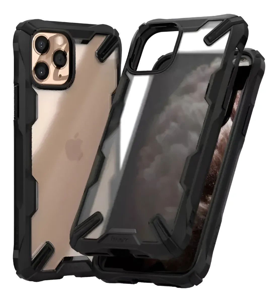 Carcasa Ringke Fusion Para X iPhone 11 Pro Bordes Negros Negro Fusion X