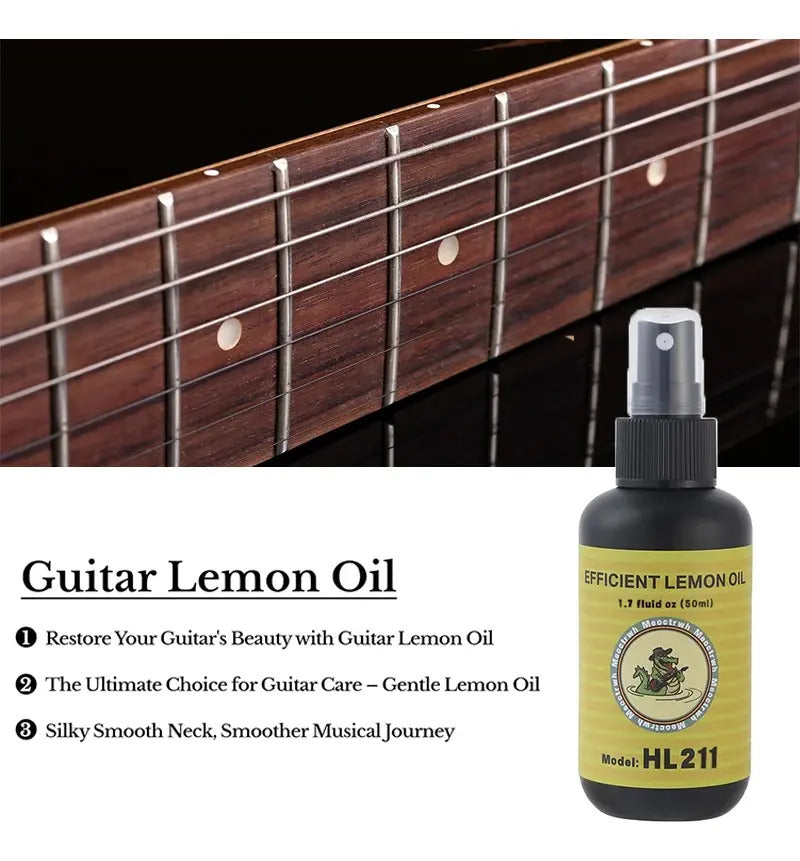 Kit Limpieza Instrumentos Musicales De Cuerda Bajo/guitarra