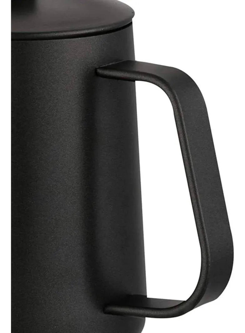 Tetera Barista Cisne Acero Inoxidable Café 600 Ml  Negro Negro