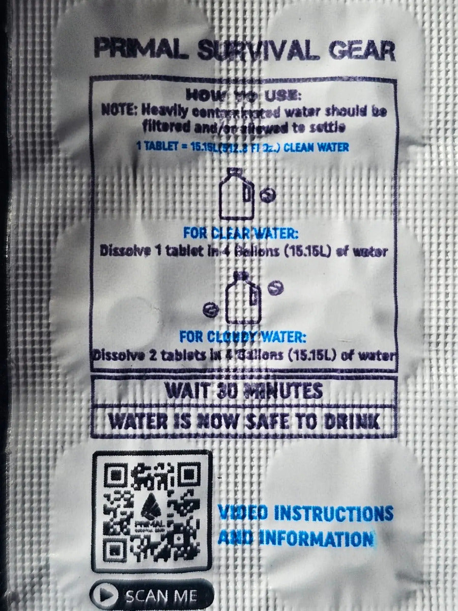 10 Tabletas Purificadoras De Agua Para 150 Lt Cada Una Agua