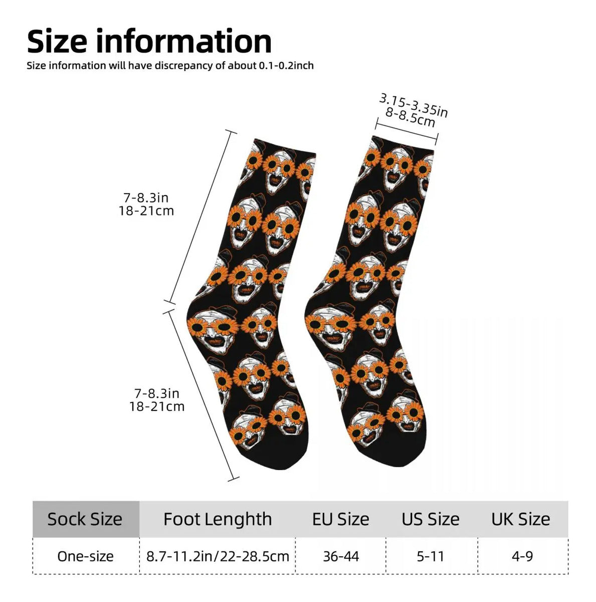 Calcetas Terrifier Pack 4 Pares Negro Terrifier 38-43
