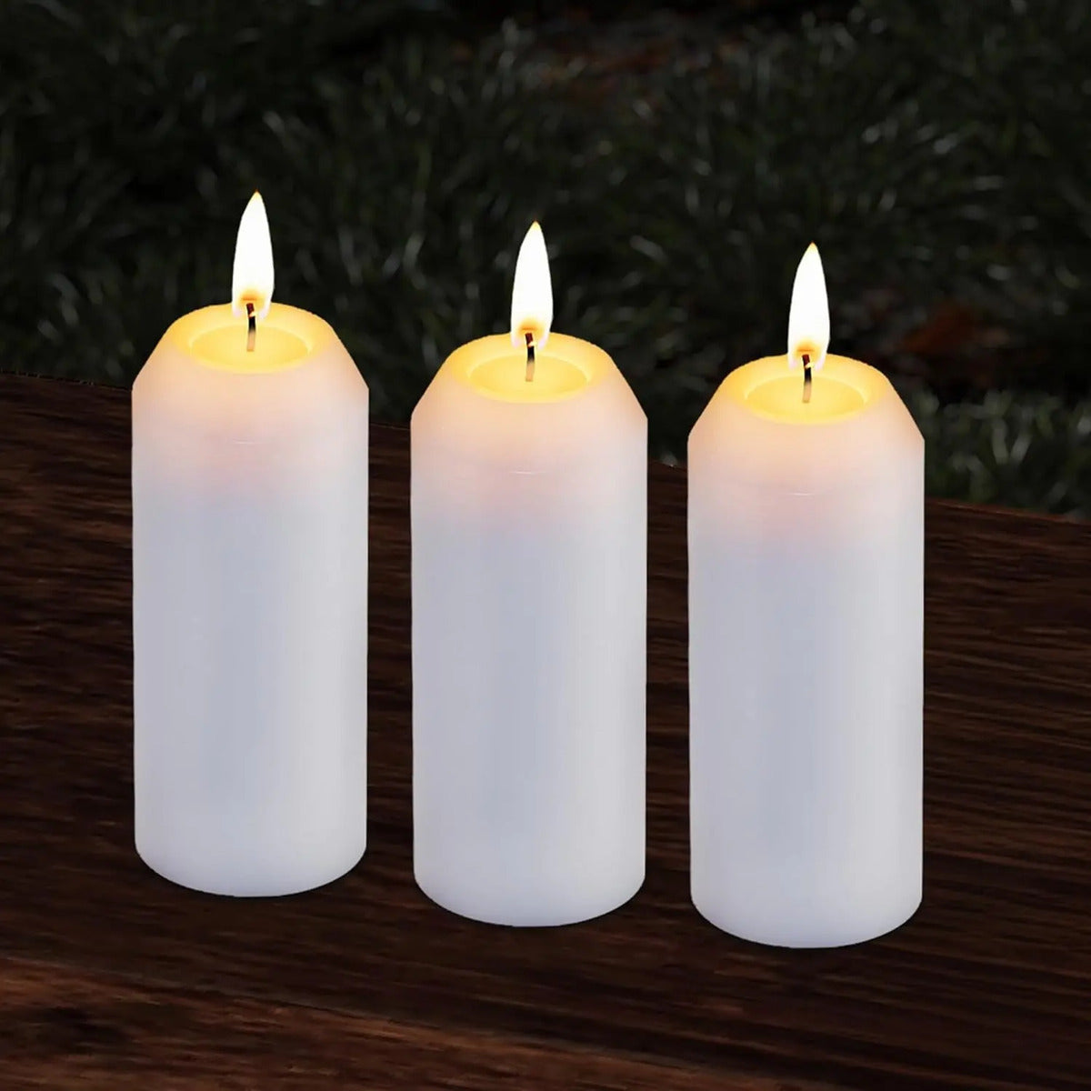 Pack 5 Velas Para Candelabro Linterna Uco 10-15 Hrs Blanco Uco Candle Sin Fragancia