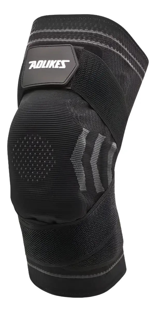Rodilleras Con Soporte Compresión Talla Xl 1 Par Negro Xl