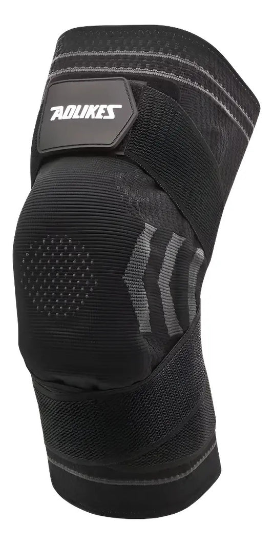 Rodilleras Con Soporte Compresión Talla Xl 1 Par Negro Xl