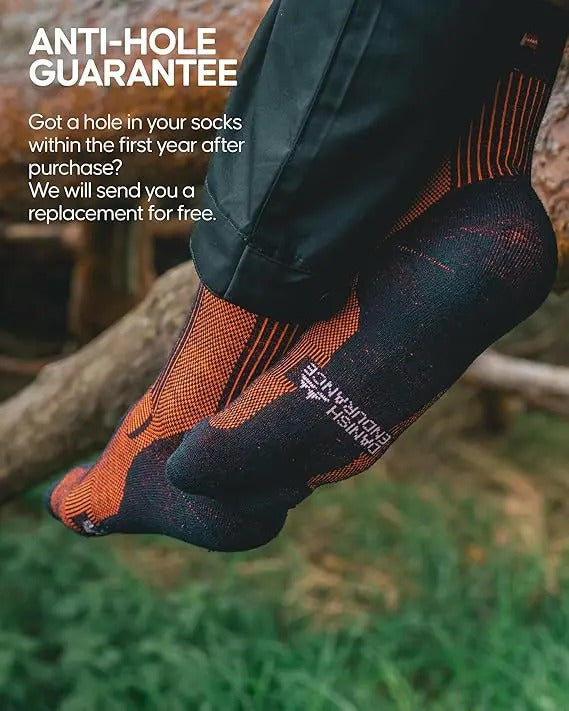 Calcetines Danish Endurance Negros 42-47 Negro Logo 42-47