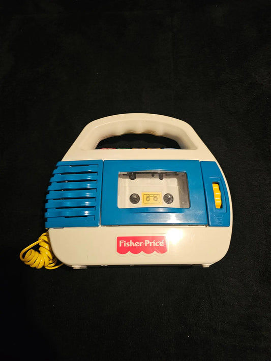 Reproductor Cassettera Grabadora Fisher Price 1992 Blanco