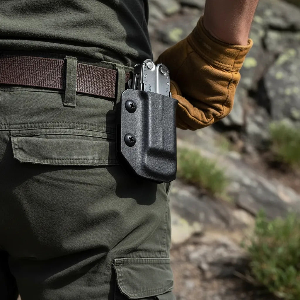 Funda Multiherramienta Kydex Para Leatherman Wave Color Blanco