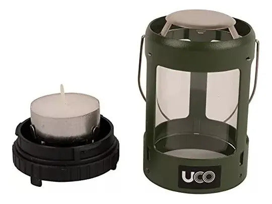 Kit De Farol De Vela Mini 2.0 Uco Orginal Verde Musgo
