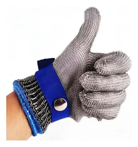 Guantes De Seguridad Plateados Talla M Plateado