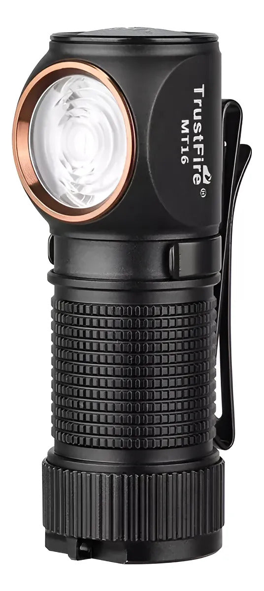 Linterna Compacta Trustfire Mt16 1050lum Blanco Negra