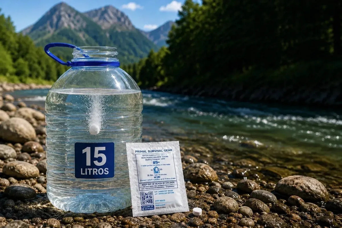 10 Tabletas Purificadoras De Agua Para 150 Lt Cada Una Agua