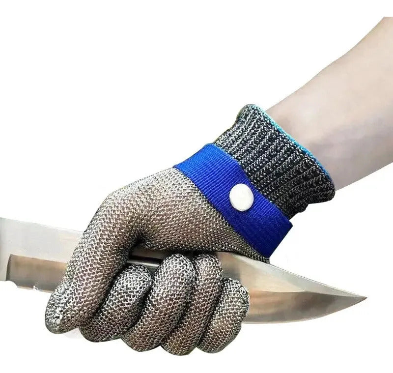 Guantes De Seguridad Plateados Talla M Plateado