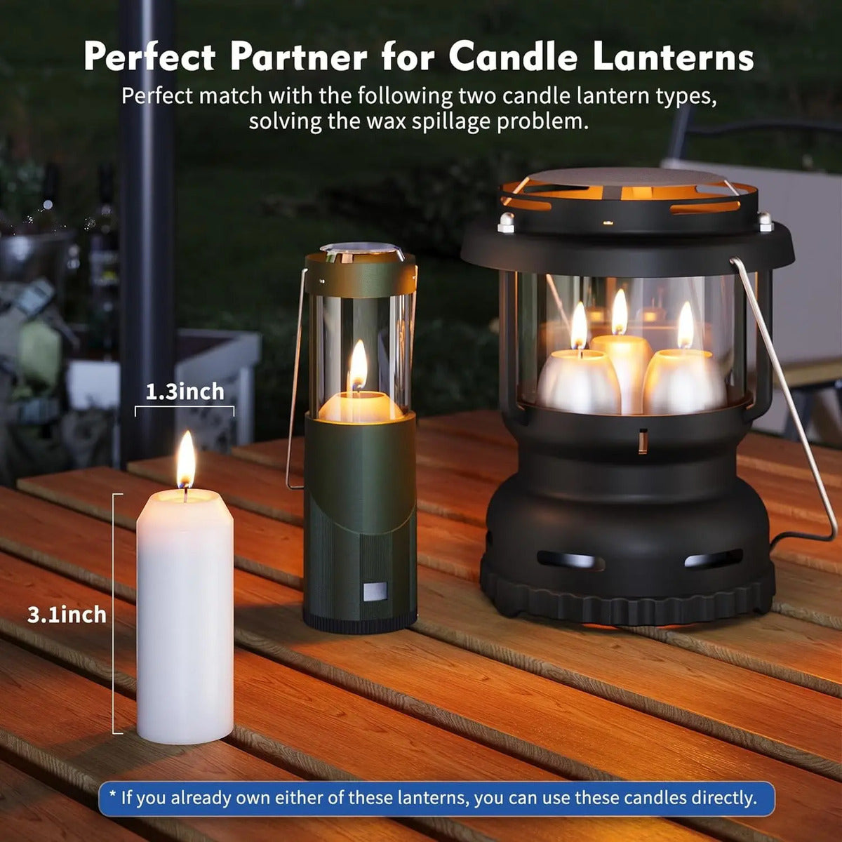 Pack 5 Velas Para Candelabro Linterna Uco 10-15 Hrs Blanco Uco Candle Sin Fragancia