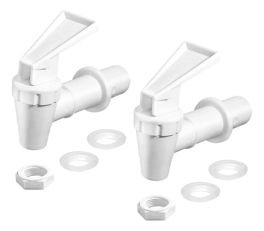 Llave Dispensador De Agua De 18 Mm He Blanco Par Blanco